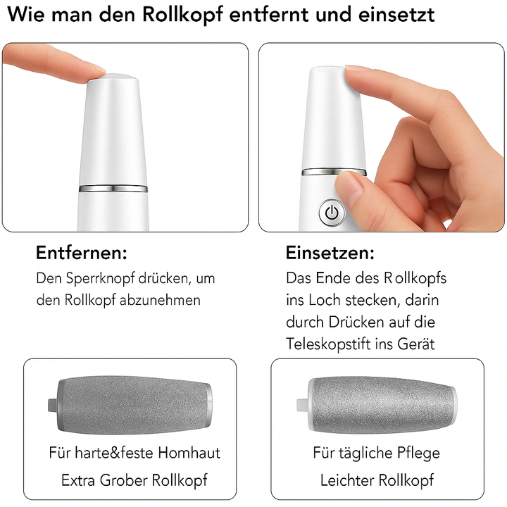 Lisslune | Electric Callus Remover for the Feet