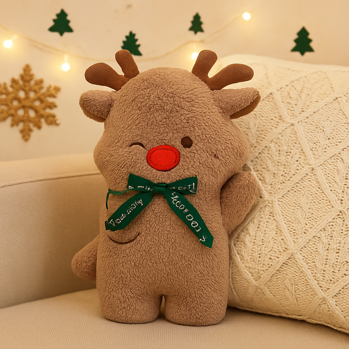 Lisslune | Everjoy Plush Christmas Cushion – Festive Cuddle and Decorative Piece for Cozy Rooms