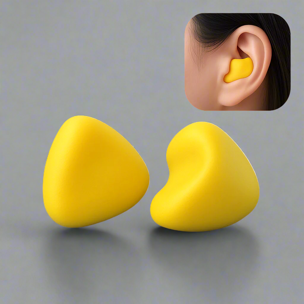 Lisslune | Noise-Reducing Earplugs | Hypoallergenic, Comfortable Fit for Undisturbed Sleep in Noisy Environments
