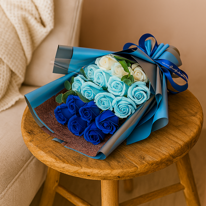 Lisslune | Romantic Soap Rose Bouquet Gift for Valentine’s Day