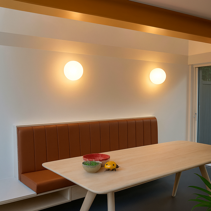 Lisslune | LumaGlow – Modern wall lamp with matte glass shade and elegant base