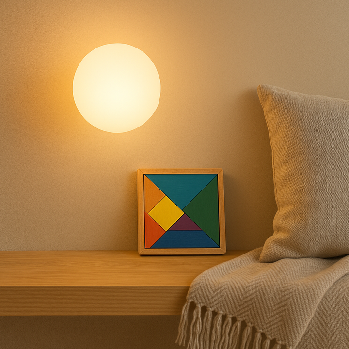 Lisslune | LumaGlow – Modern wall lamp with matte glass shade and elegant base