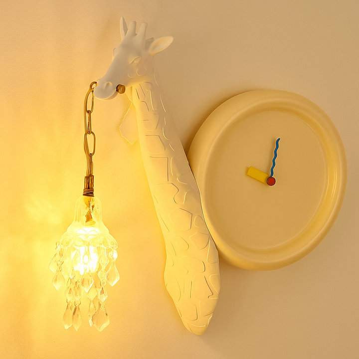 Lisslune | GlowNeck – Giraffe-shaped LED wall lamp with warm, soft light for unique decor