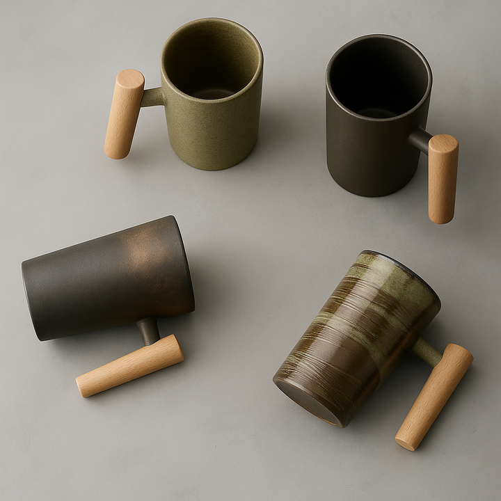 Lisslune | StillSip – Japanese-inspired earth-colored mug with handcrafted look