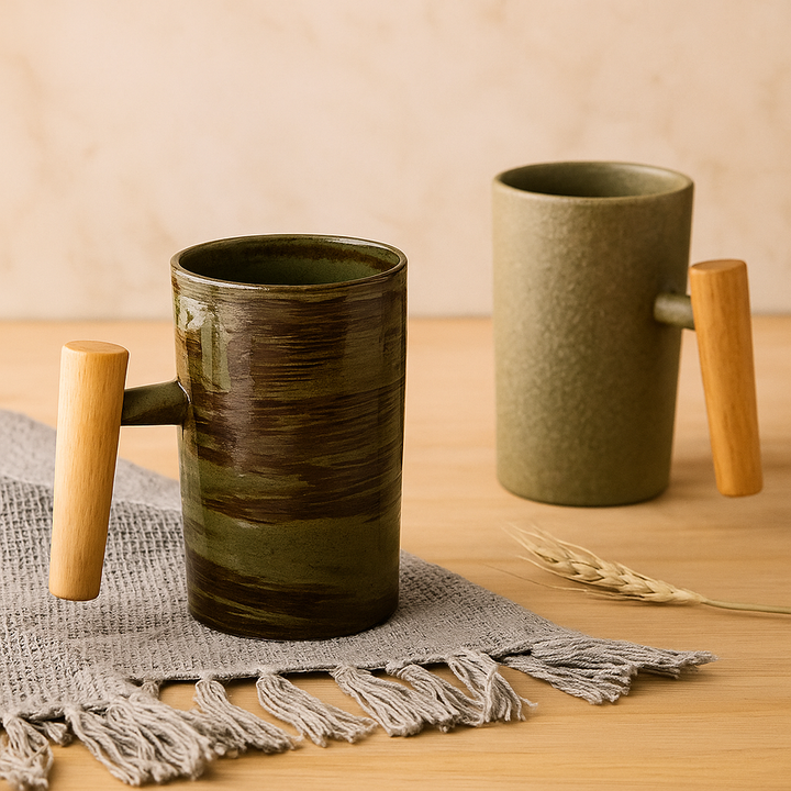 Lisslune | StillSip – Japanese-inspired earth-colored mug with handcrafted look