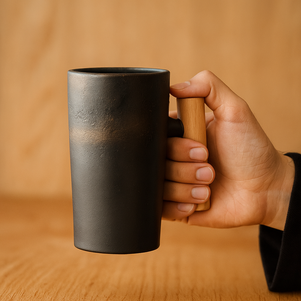 Lisslune | StillSip – Japanese-inspired earth-colored mug with handcrafted look