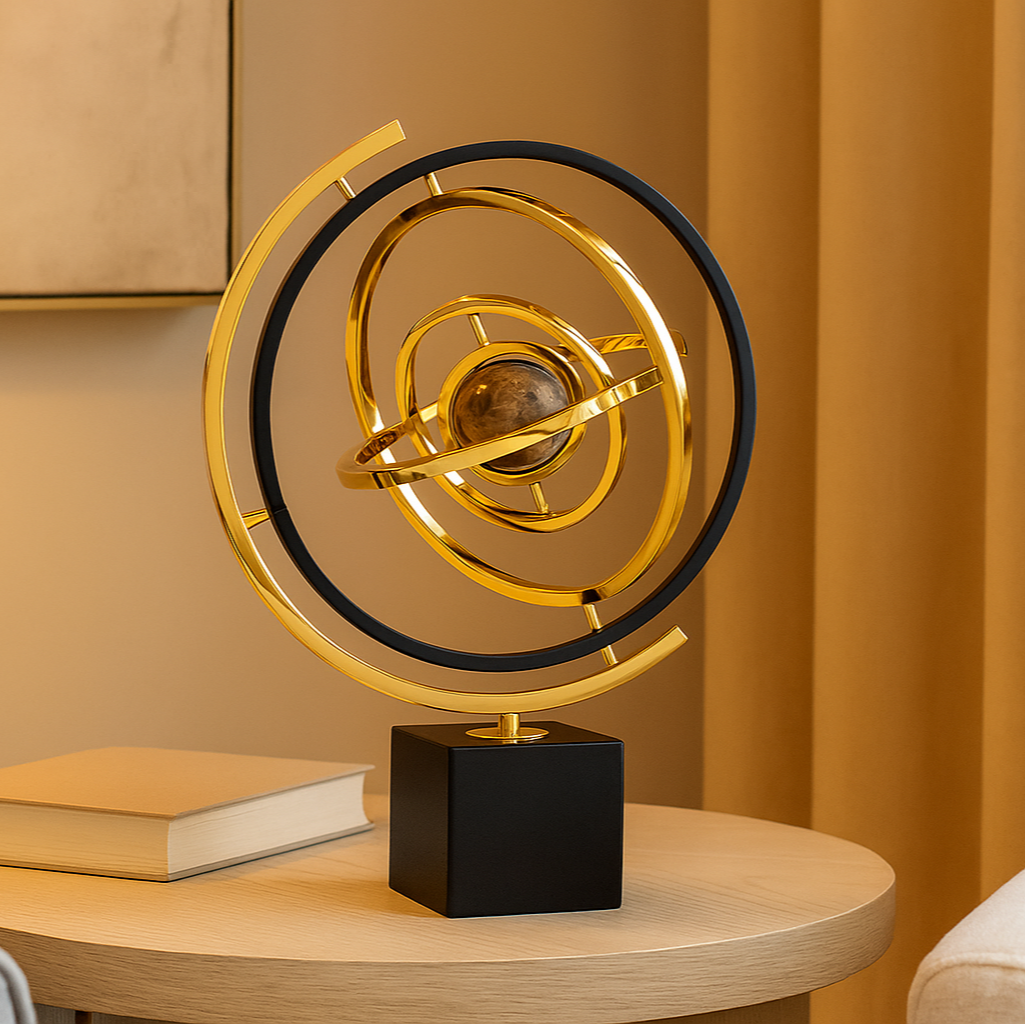 Lisslune | Aurevia – Handcrafted sculpture with marble base for elegant interior design