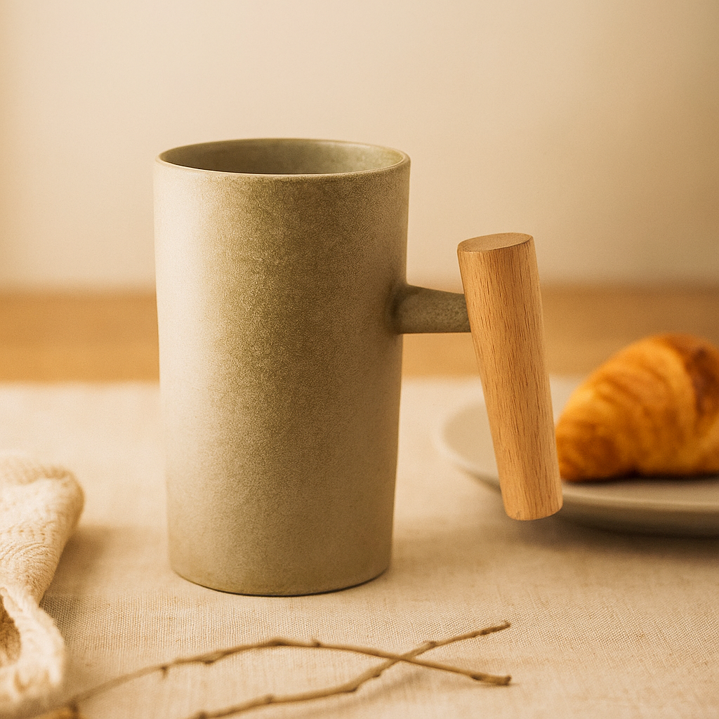 Lisslune | StillSip – Japanese-inspired earth-colored mug with handcrafted look