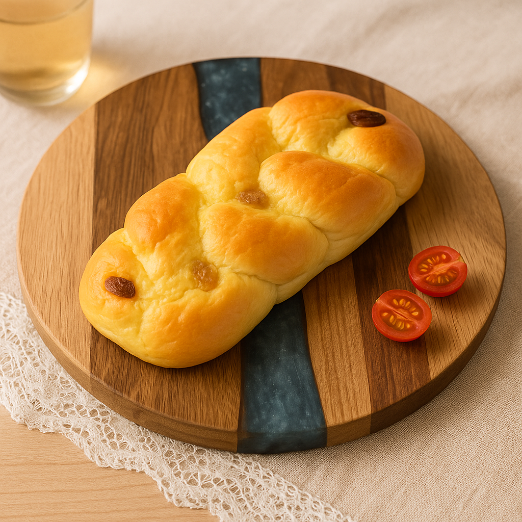Lisslune | Round Cutting Board Made of Acacia Wood – Versatile Kitchen Board for Steak, Snacks, and More