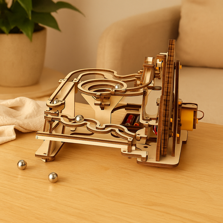 Lisslune | TrackMaster 3D Ball Track Puzzle – DIY mechanical construction set for teenagers and adults