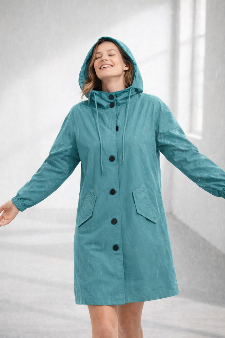 Lisslune | Women's Long Jacket with Hood