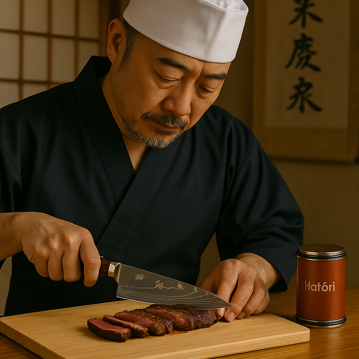 Lisslune | Damascus Steel Chef's Knife | 20 cm Blade, Ergonomic Resin Handle & Ideal for Home Cooking
