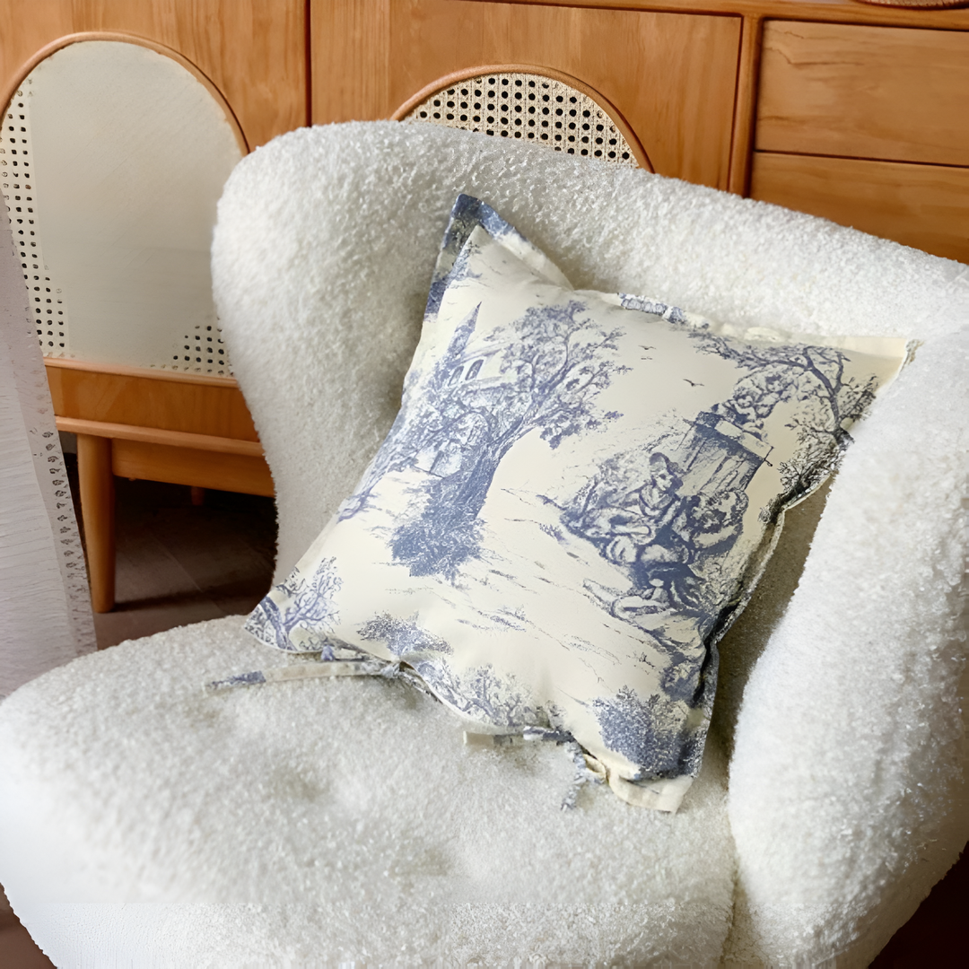 Lisslune | Chateau Vintage Print Cushion Cover
