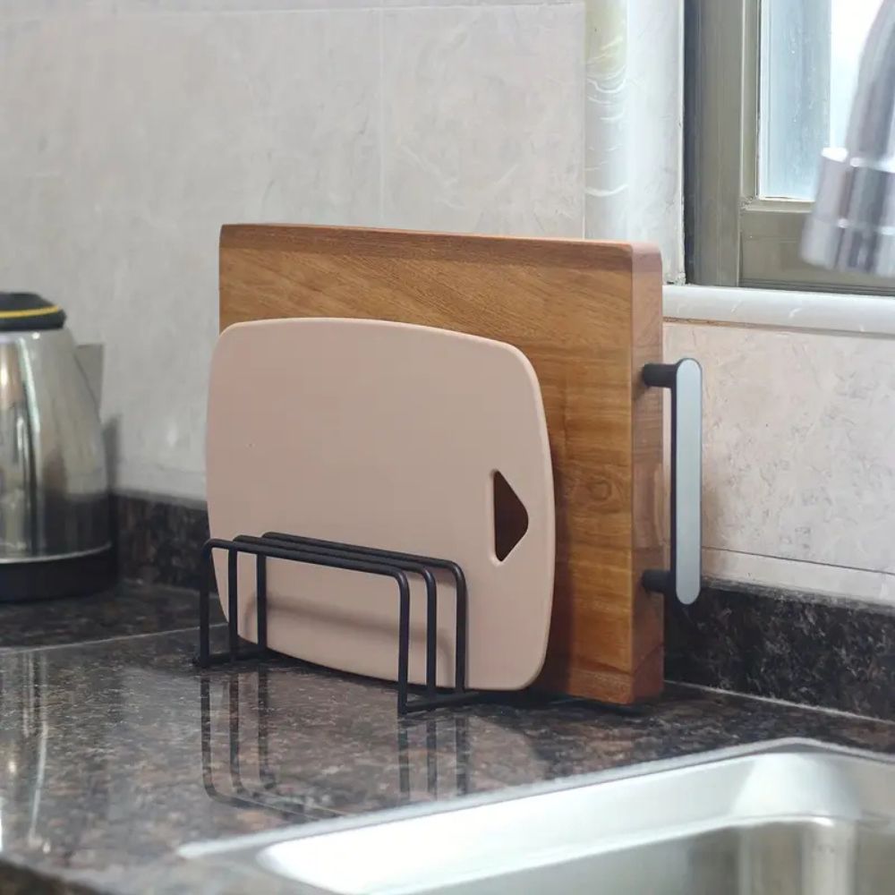 Lisslune | Steel Cutting Board Storage Rack