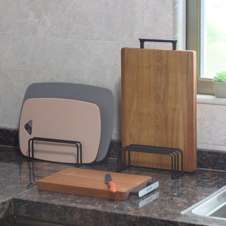 Lisslune | Steel Cutting Board Storage Rack