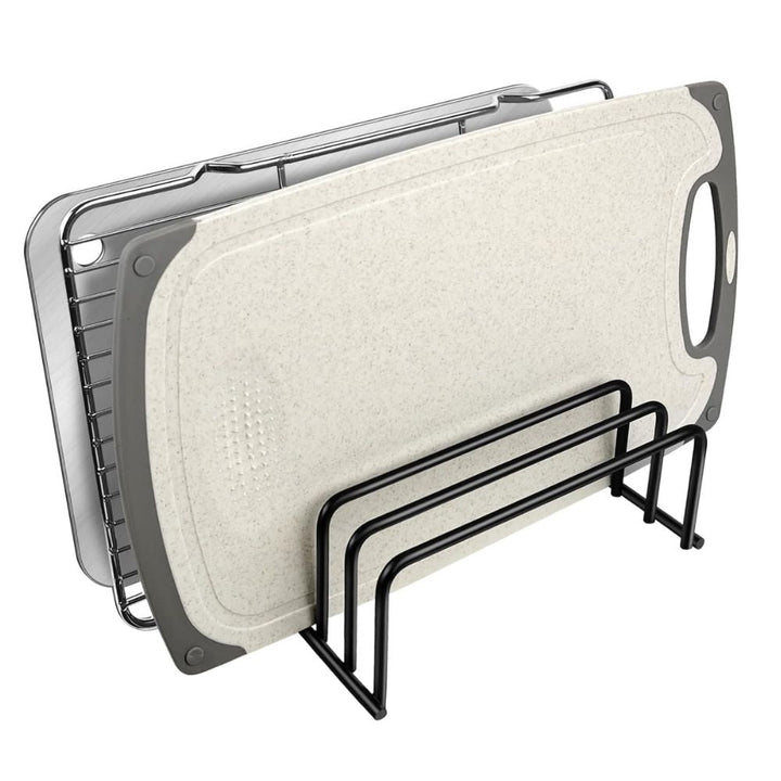 Lisslune | Steel Cutting Board Storage Rack