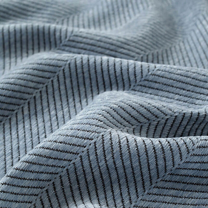 Lisslune | Chenille Blanket Herringbone Tassel Sofa Cover