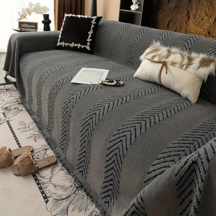 Lisslune | Chevron Echo Line Sofa Cover