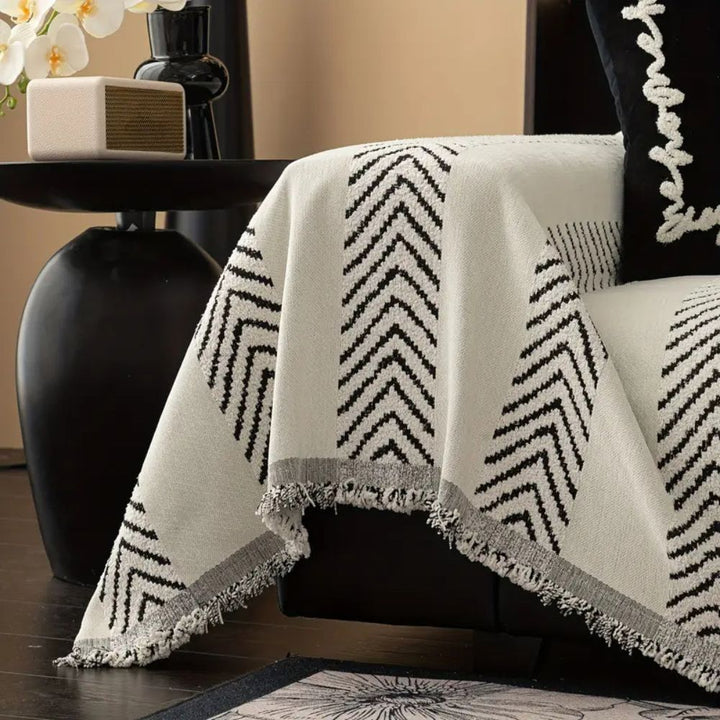 Lisslune | Chevron Echo Line Sofa Cover