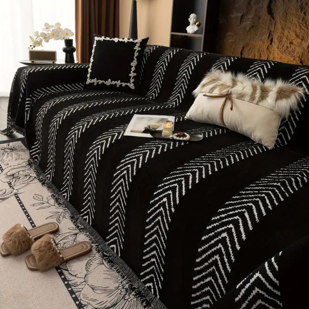 Lisslune | Chevron Echo Line Sofa Cover