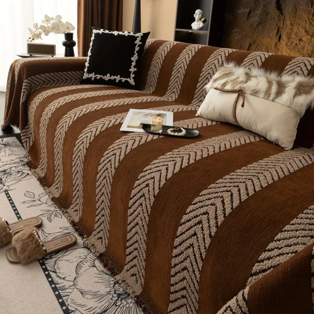 Lisslune | Chevron Echo Line Sofa Cover