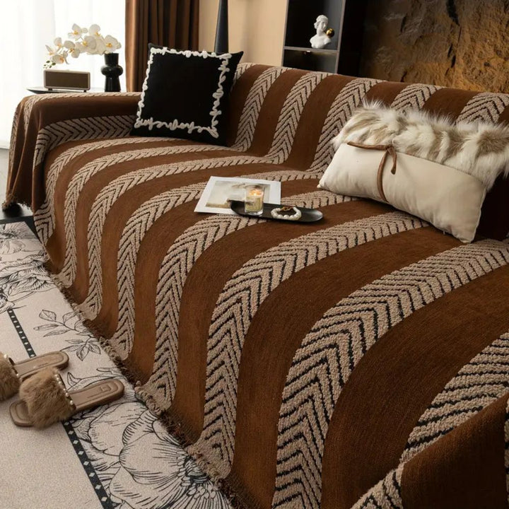 Lisslune | Chevron Echo Line Sofa Cover