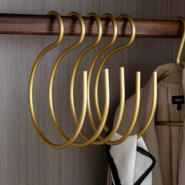 Lisslune | HangStruct – S-shaped metal hangers (set of 5) for space saving