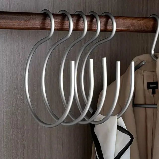 Lisslune | HangStruct – S-shaped metal hangers (set of 5) for space saving