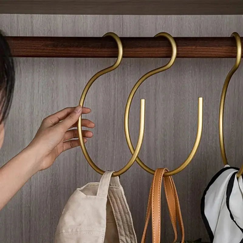 Lisslune | HangStruct – S-shaped metal hangers (set of 5) for space saving