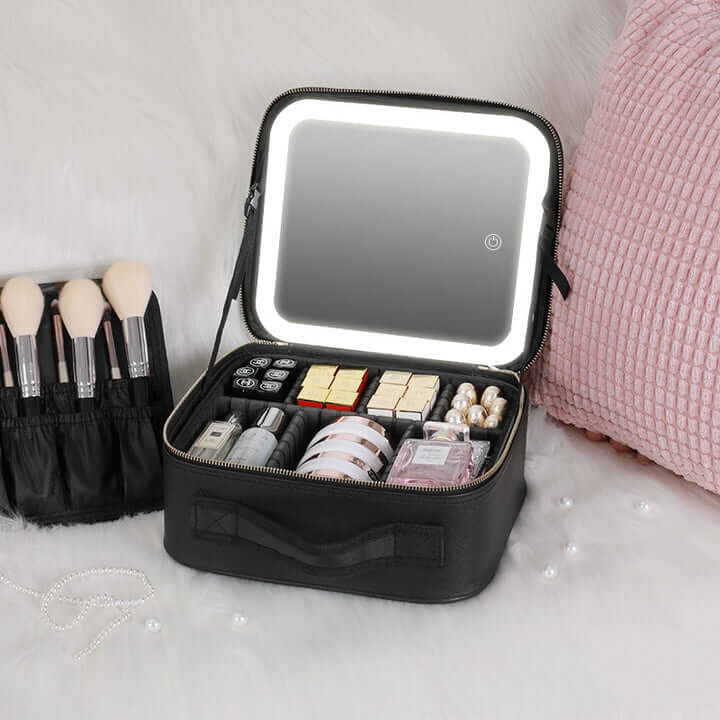 Lisslune | Niceland Travel Make-up Bag with LED Mirror