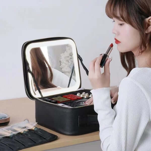 Lisslune | Niceland Travel Make-up Bag with LED Mirror