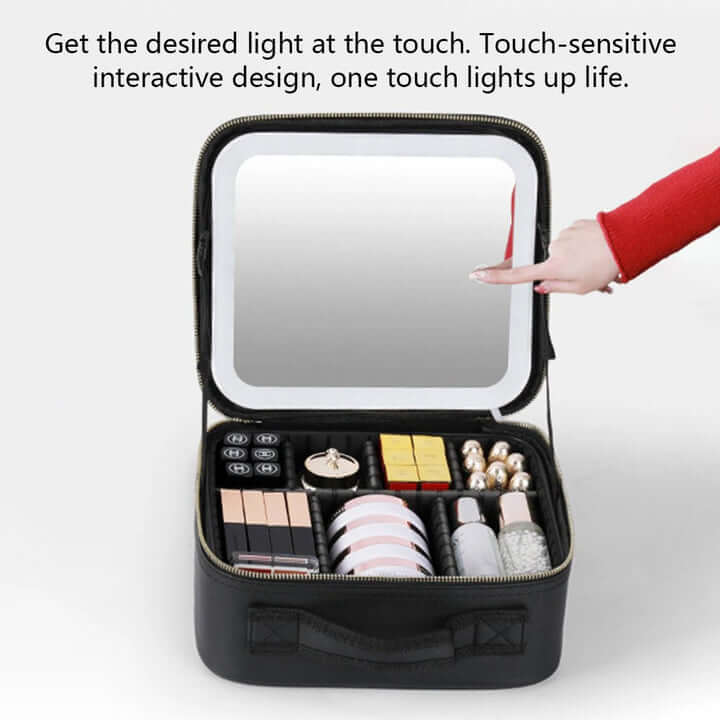 Lisslune | Niceland Travel Make-up Bag with LED Mirror