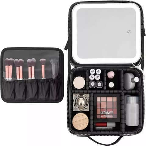 Lisslune | Niceland Travel Make-up Bag with LED Mirror