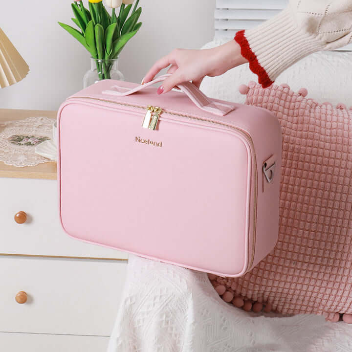 Lisslune | Niceland Travel Make-up Bag with LED Mirror