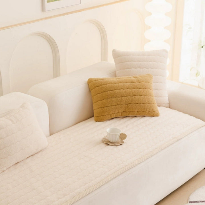 Lisslune | Chic Thick Plush Sofa Cover