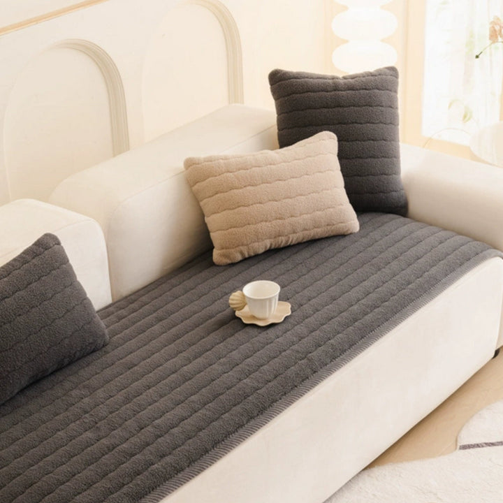 Lisslune | Chic Thick Plush Sofa Cover