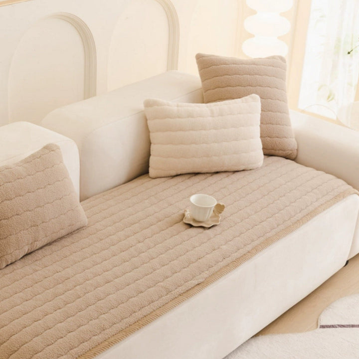 Lisslune | Chic Thick Plush Sofa Cover