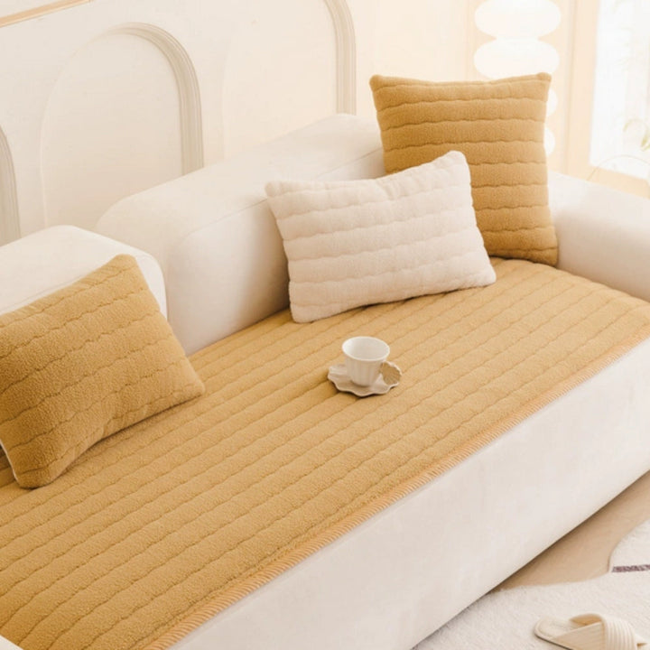 Lisslune | Chic Thick Plush Sofa Cover