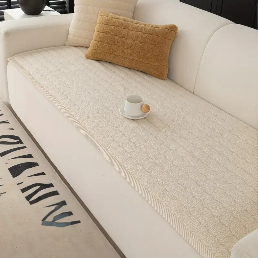 Lisslune | Chic Thick Plush Sofa Cover