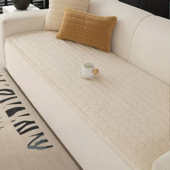 Lisslune | Chic Thick Plush Sofa Cover