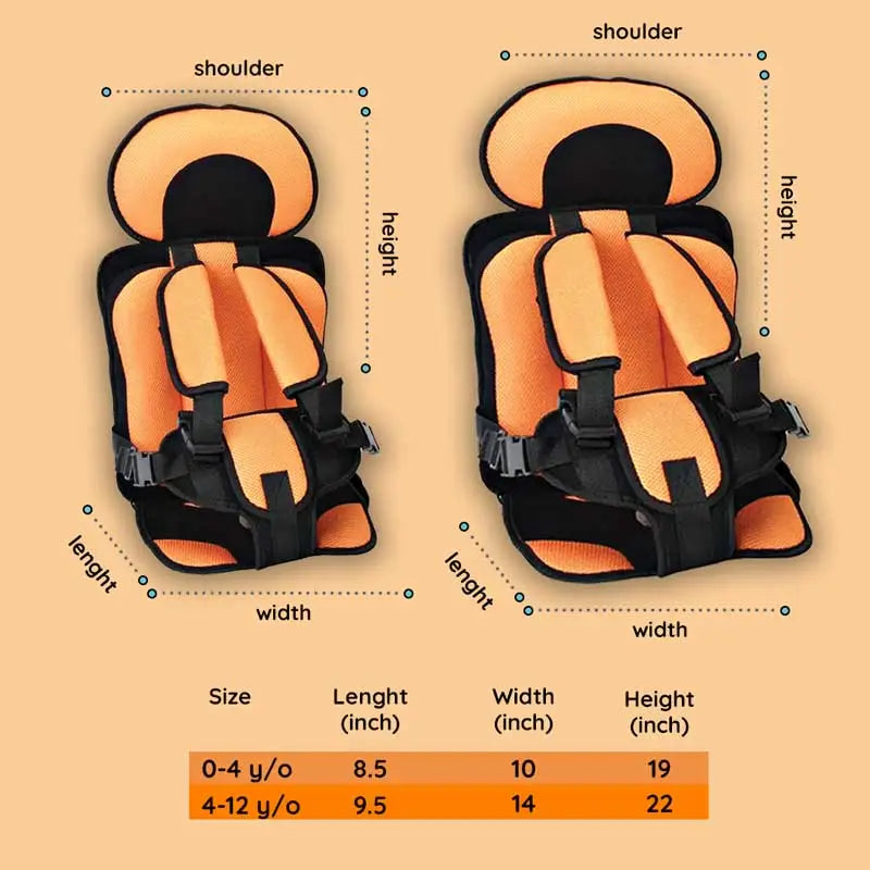 Lisslune | Wearable Child Protection Car Cushion Seat (0–12 years)