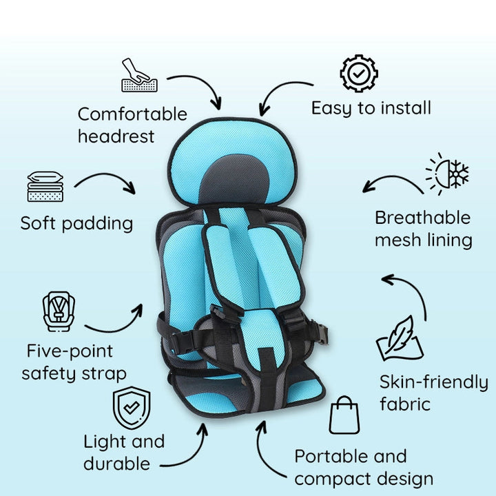 Lisslune | Wearable Child Protection Car Cushion Seat (0–12 years)
