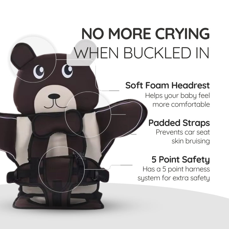 Lisslune | Child Car Protection Cushion Seat Bear