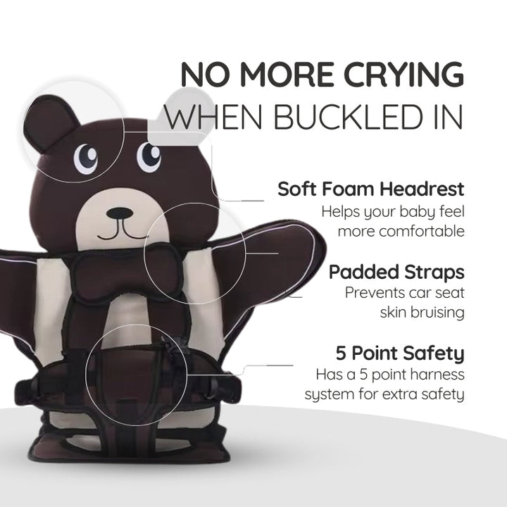 Lisslune | Child Car Protection Cushion Seat Bear