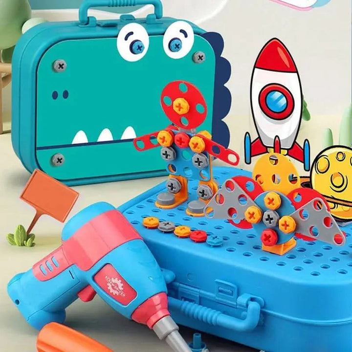 Lisslune | InnoCraft ToolPlay Set – Creative Construction Toy with Drill & Tools for Kids