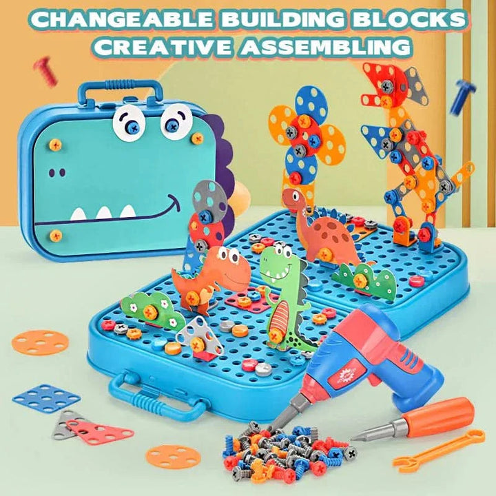 Lisslune | InnoCraft ToolPlay Set – Creative Construction Toy with Drill & Tools for Kids