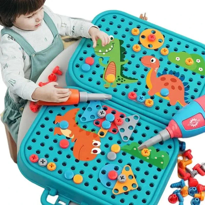 Lisslune | InnoCraft ToolPlay Set – Creative Construction Toy with Drill & Tools for Kids