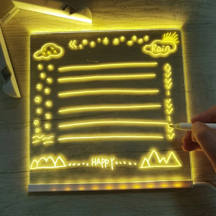 Lisslune | Children's LED Notice Board with Colors