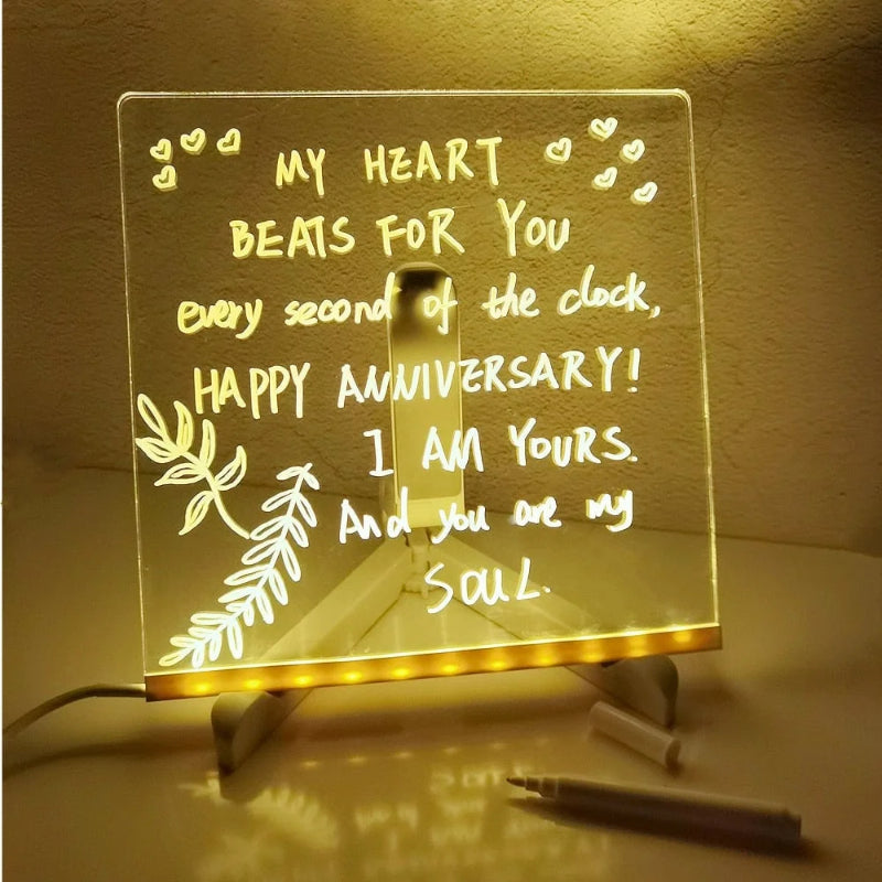 Lisslune | Children's LED Notice Board with Colors