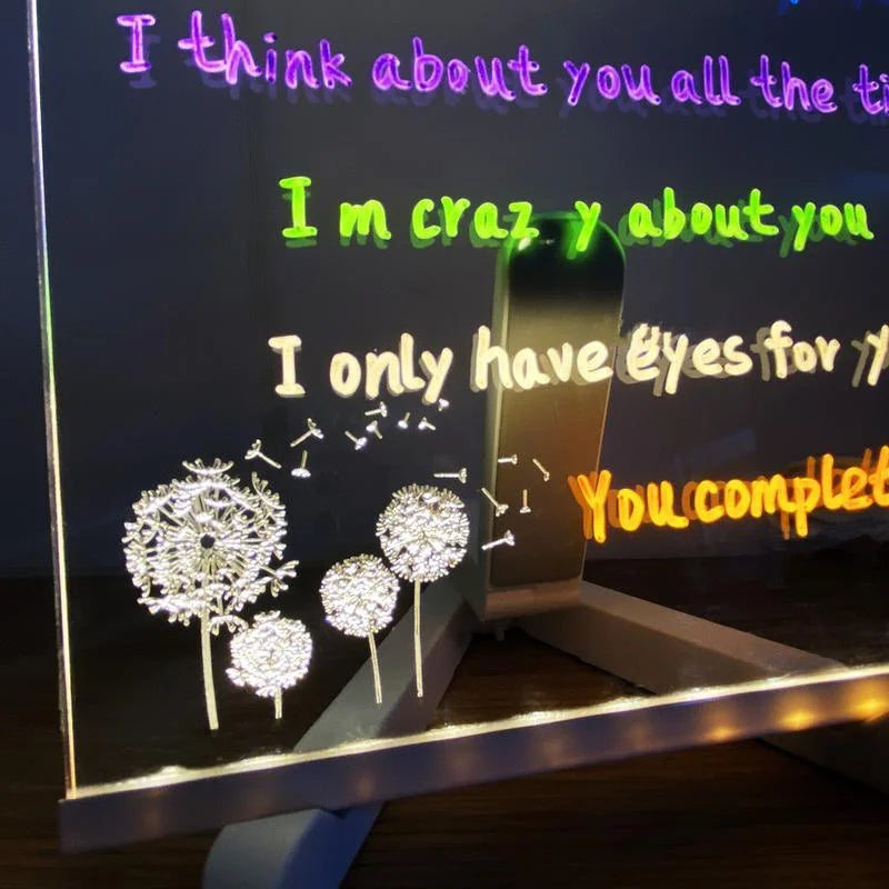 Lisslune | Children's LED Notice Board with Colors